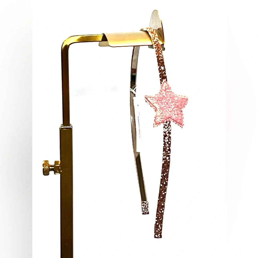 Pink Star Glitter Headband